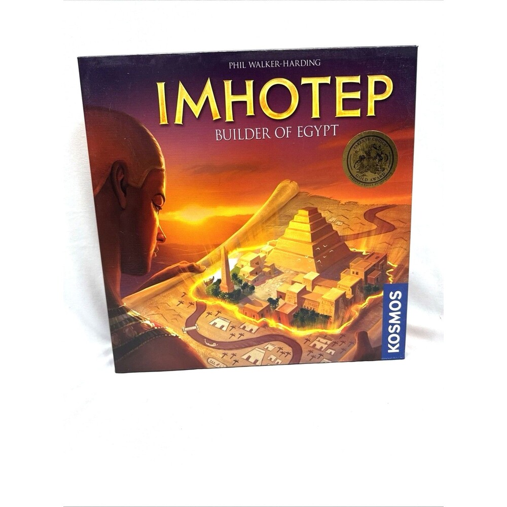 Preowned 2016 Thames & Kosmos Imhotep Builder of Egypt Board Game Complete